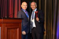 Current ASES President, Dr. Levine (right), and past ASES President, Dr. Cordasco, at the ASES passing of the gavel event.